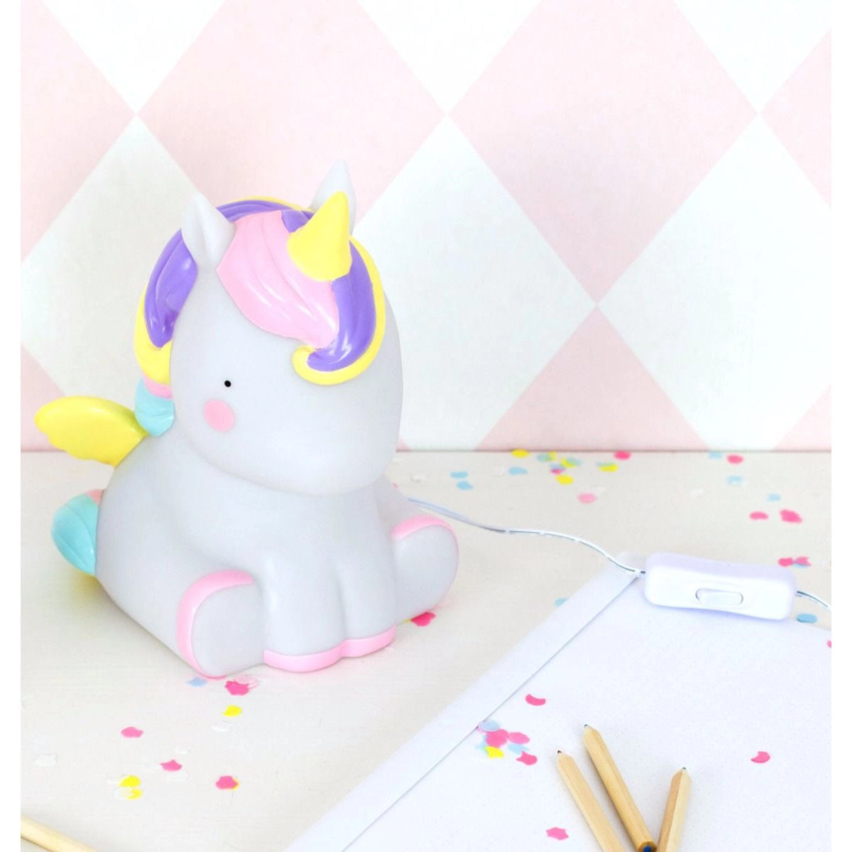 A Little Lovely Company Table Light Unicorn
