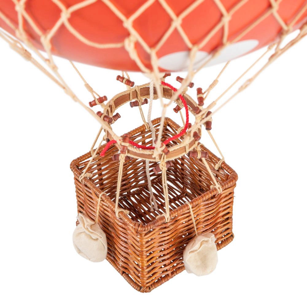 Authentic Models Royal Aero. Red Hearts - Hot Air Balloon Hanging Decor - 56cm