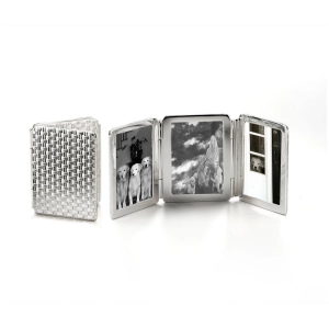 Basketweave Pattern Three Photo Image Case