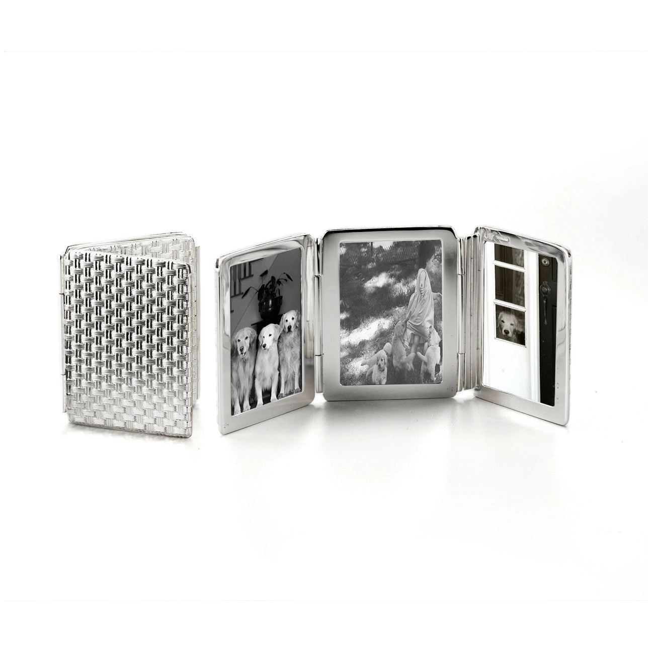 Basketweave Pattern Three Photo Image Case