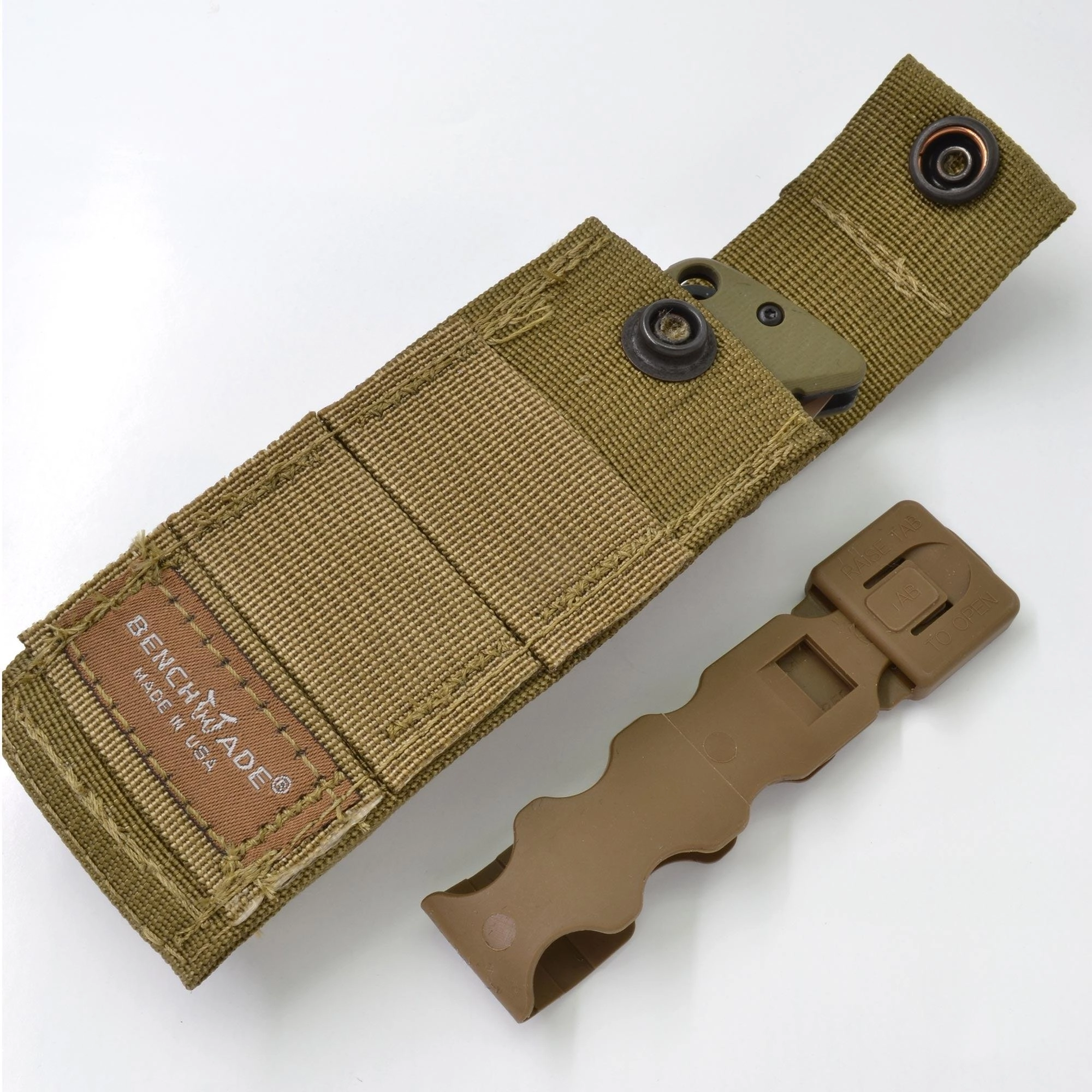 Benchmade Folding Knife - Adamas Flat Dark Earth Blade OD Green G10 Handle | 275SFE-2