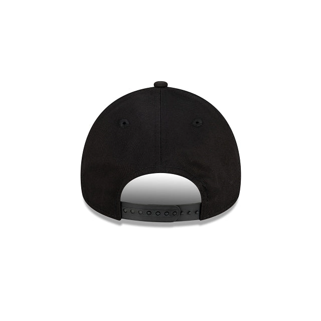 Boston Red Sox Black with Official Team Colours Logo 9FORTY A-Frame Snapback