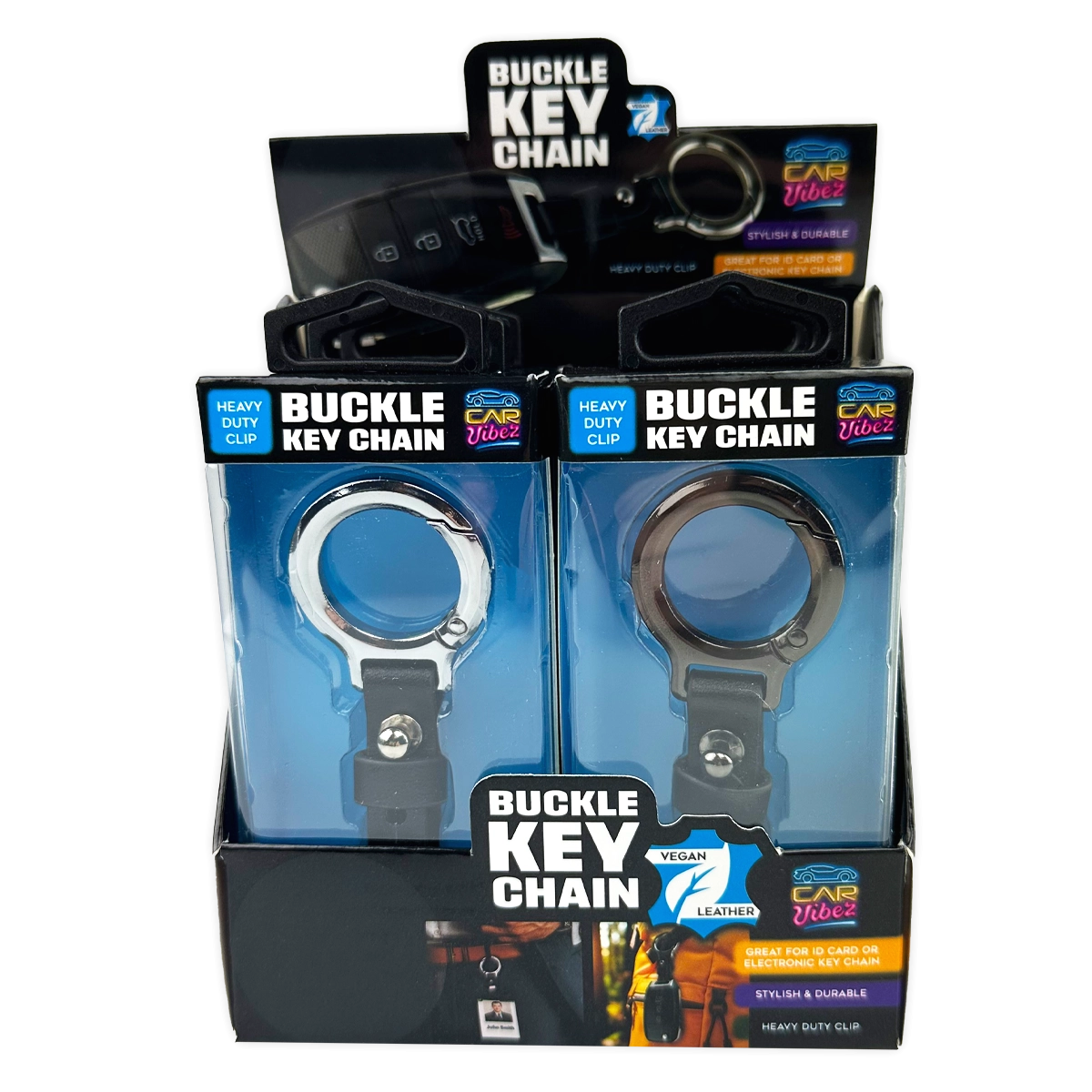 Buckle Key Chain - 6 Pieces Per Retail Ready Display 25767