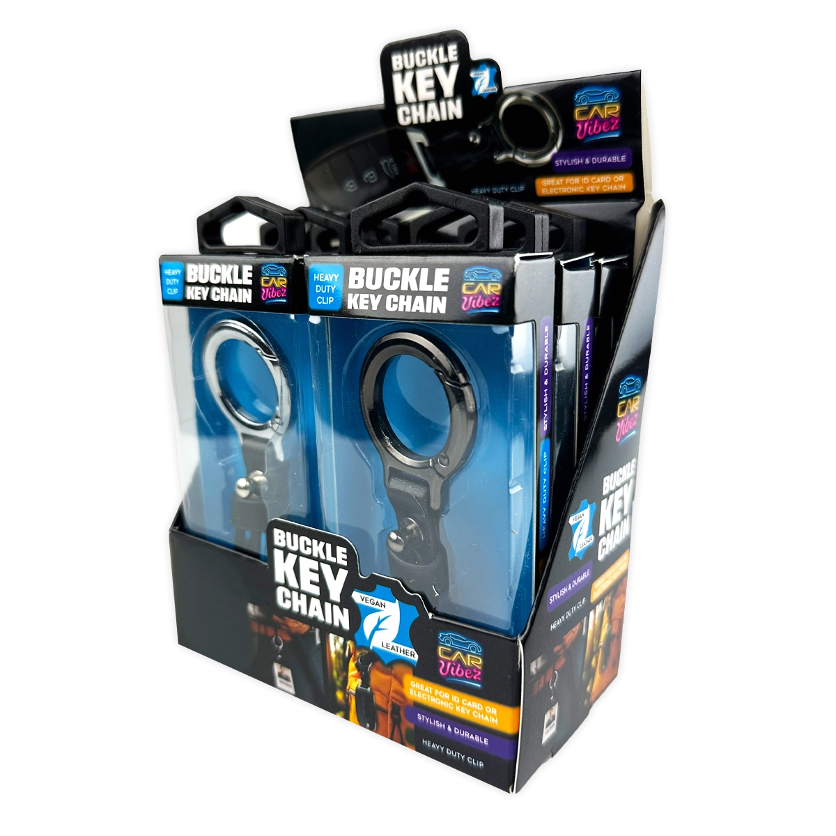 Buckle Key Chain - 6 Pieces Per Retail Ready Display 25767