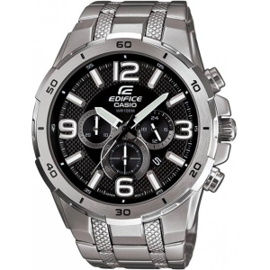 Casio Men's Watch - Edifice Bluetooth Black Dial Silver Tone Bracelet | EQB510D-1A