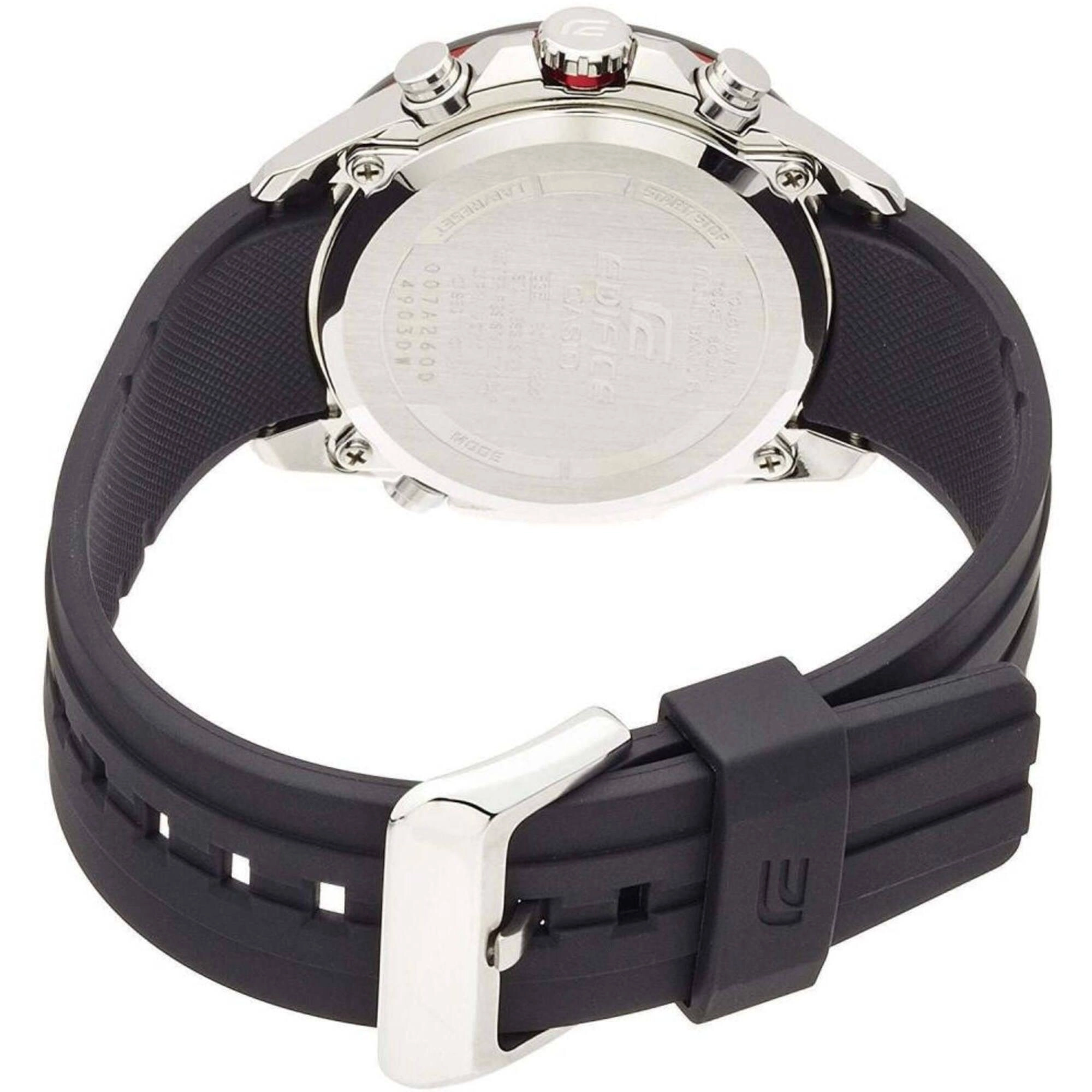 Casio Men's Watch - Edifies Smartphone Link Bluetooth Black Dial Strap | EQB800BR-1A