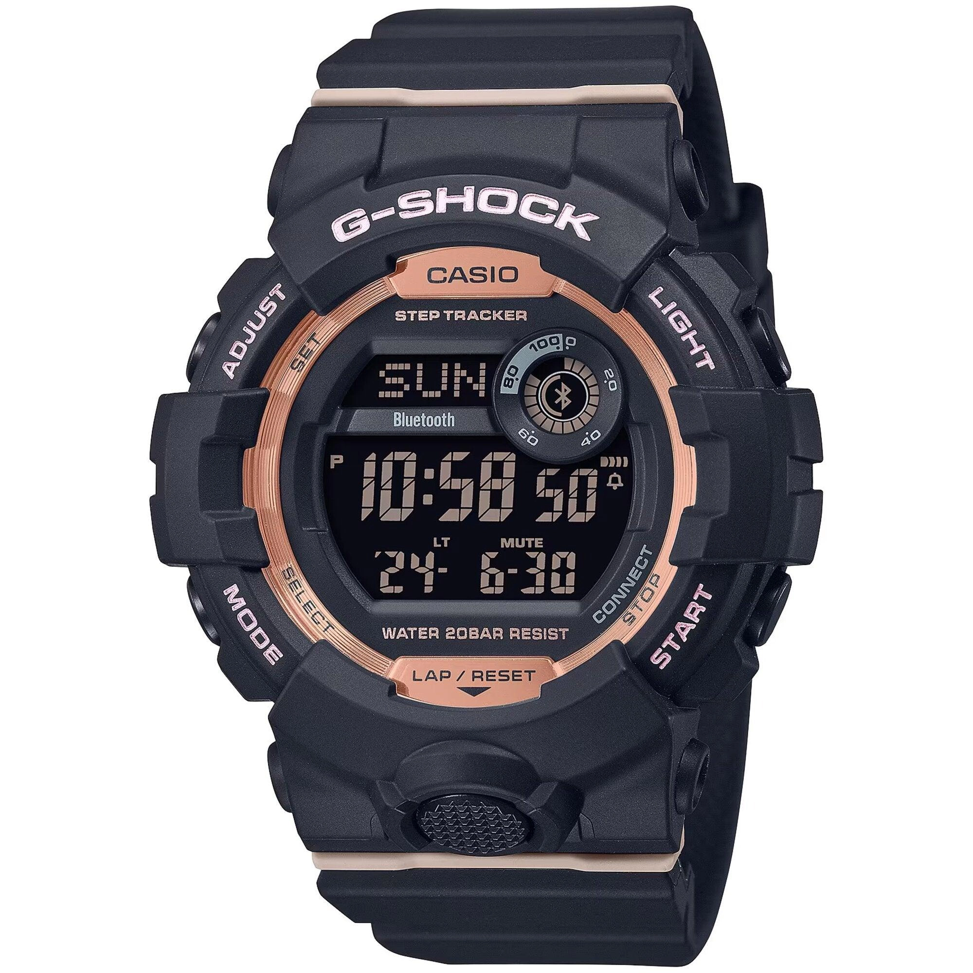 Casio Women's Watch - G-Shock Move Quartz Black Digital Dial Resin Strap | GMDB800-1