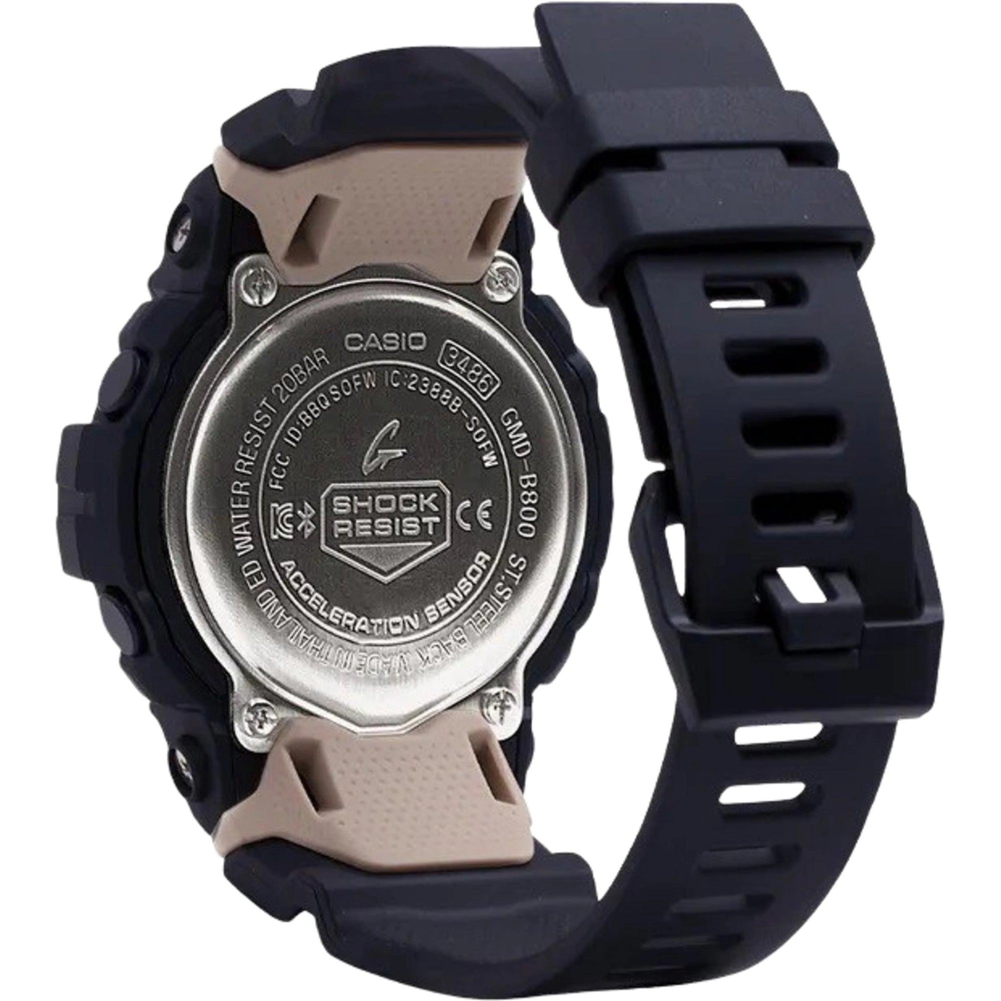 Casio Women's Watch - G-Shock Move Quartz Black Digital Dial Resin Strap | GMDB800-1