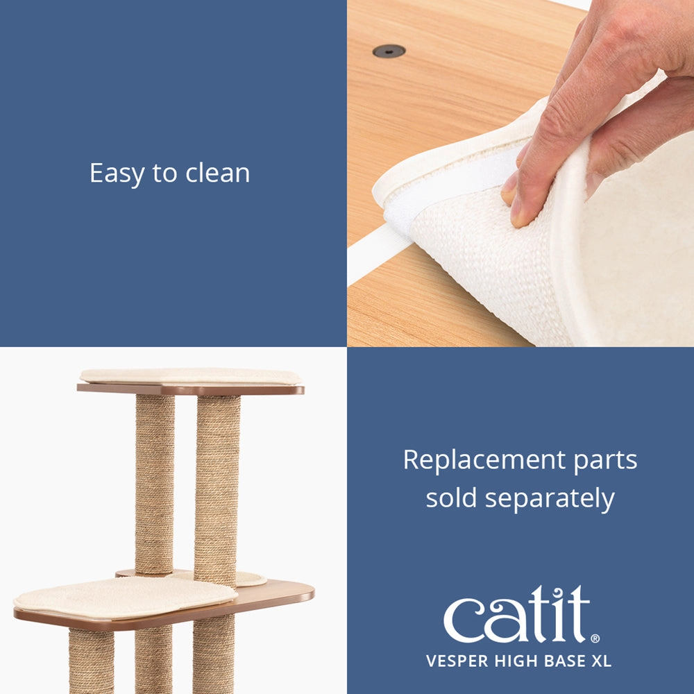 Catit Vesper High Base Walnut, Extra Tall