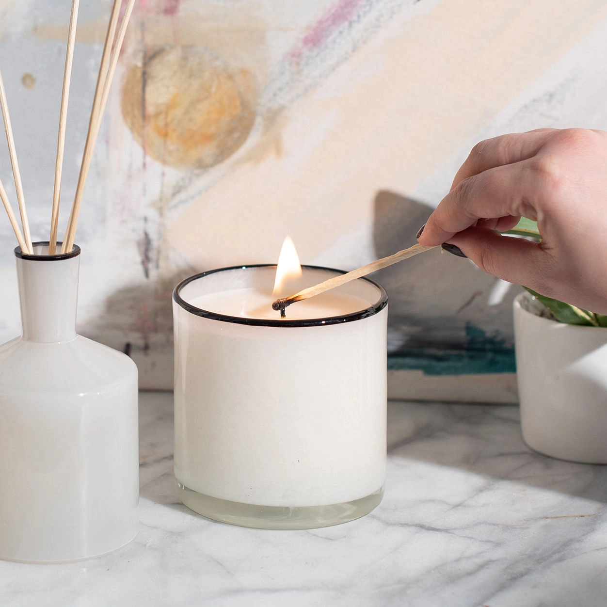 Champagne Candle