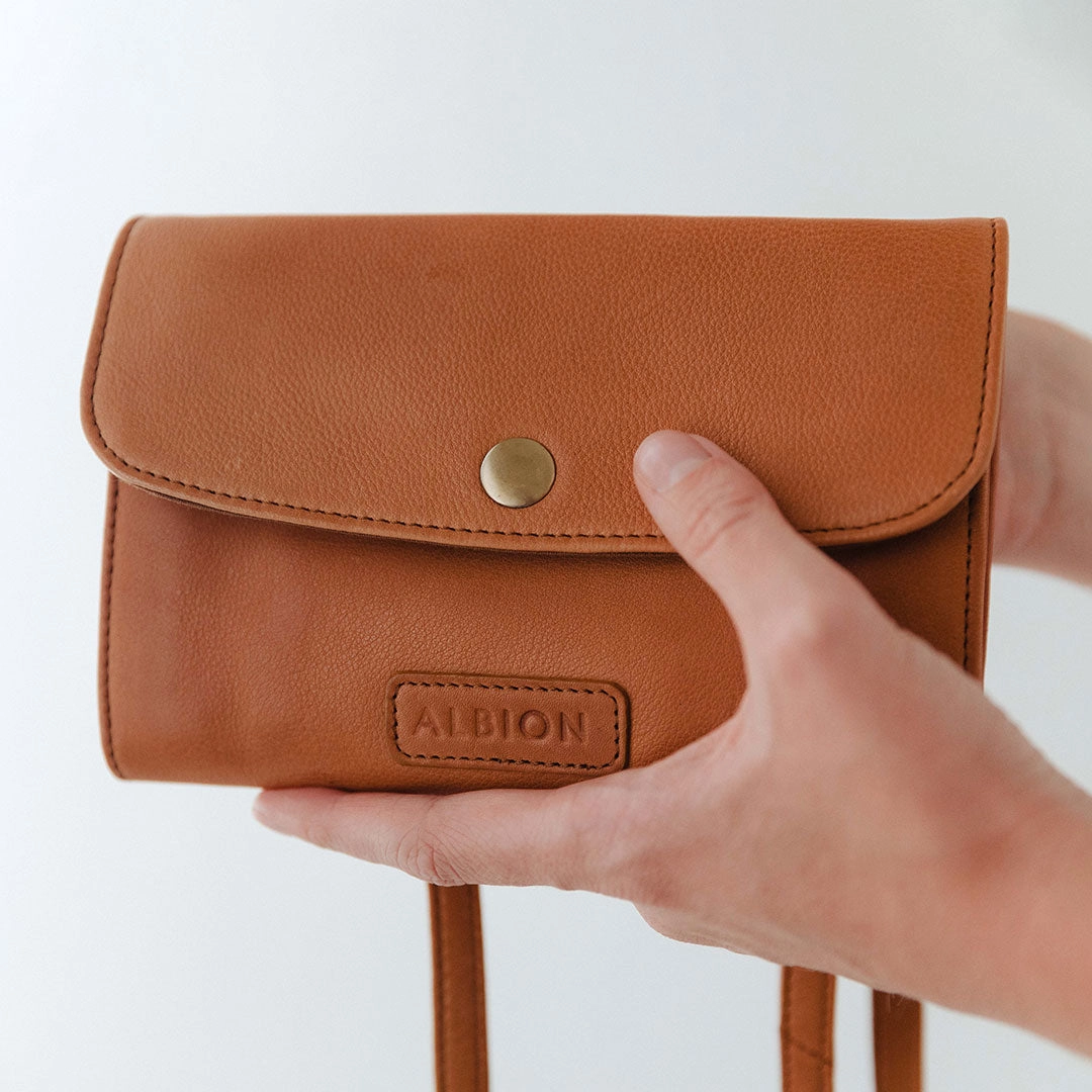 Convertible Clutch, Tan