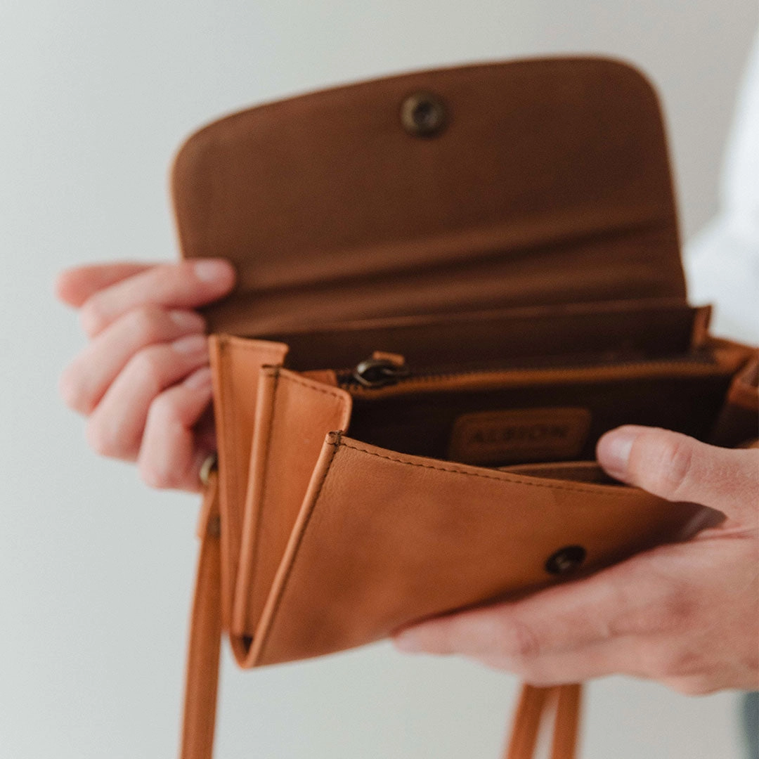 Convertible Clutch, Tan