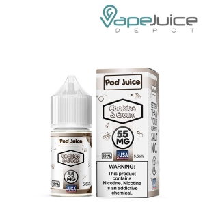 Cookie and Cream Pod Juice TFN Salt 30ml