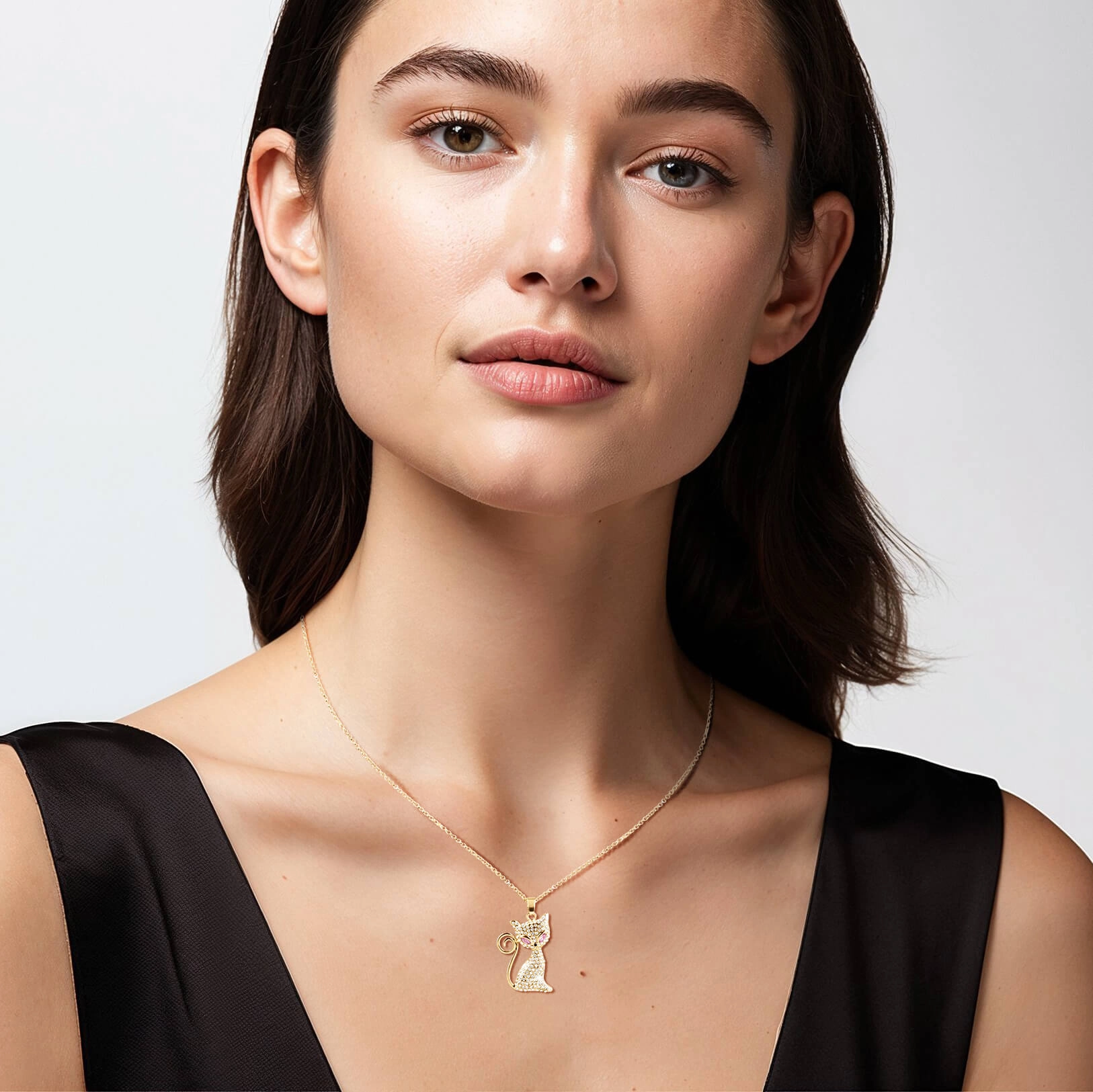 Crystelle Alley Cat Pendant