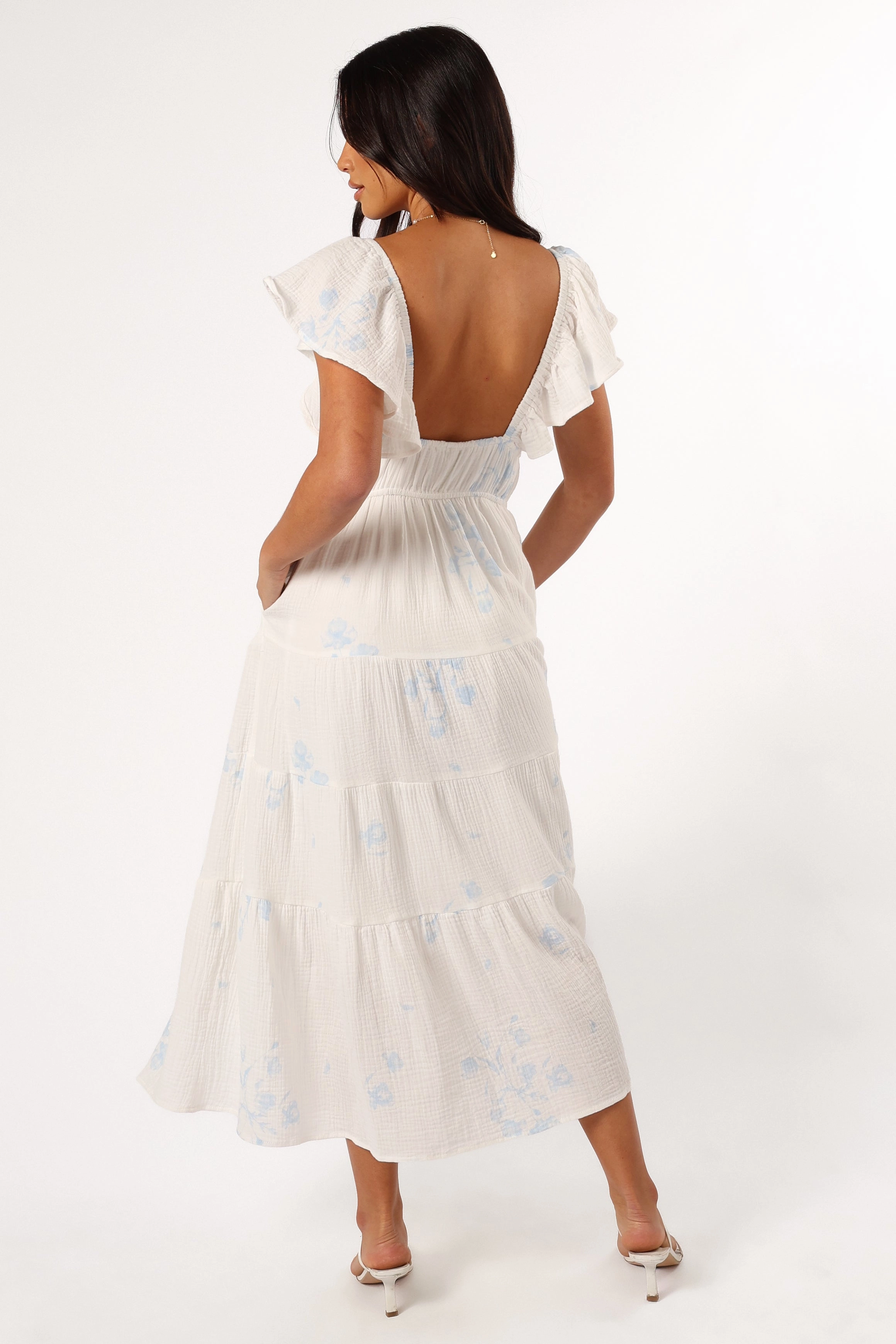 Elowen Midi Dress - Off White