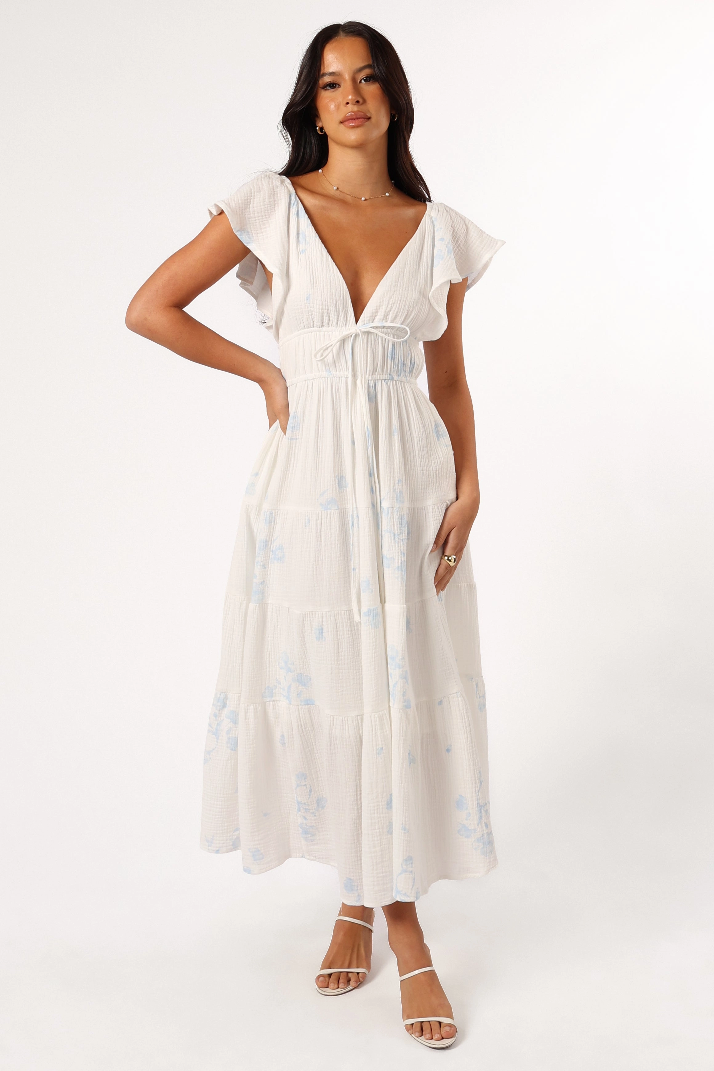 Elowen Midi Dress - Off White