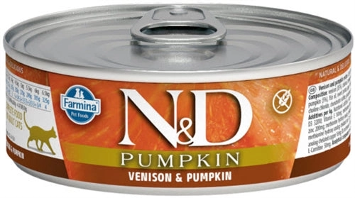 Farmina Pet Foods N&D Venison & Pumpkin Canned Cat Food