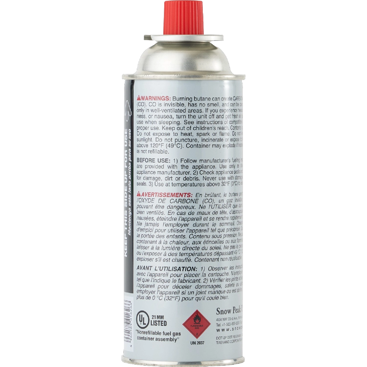 Gas CB 250 butane