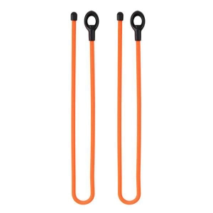 Gear Tie Loopable, Orange - 12" (2 Pack)