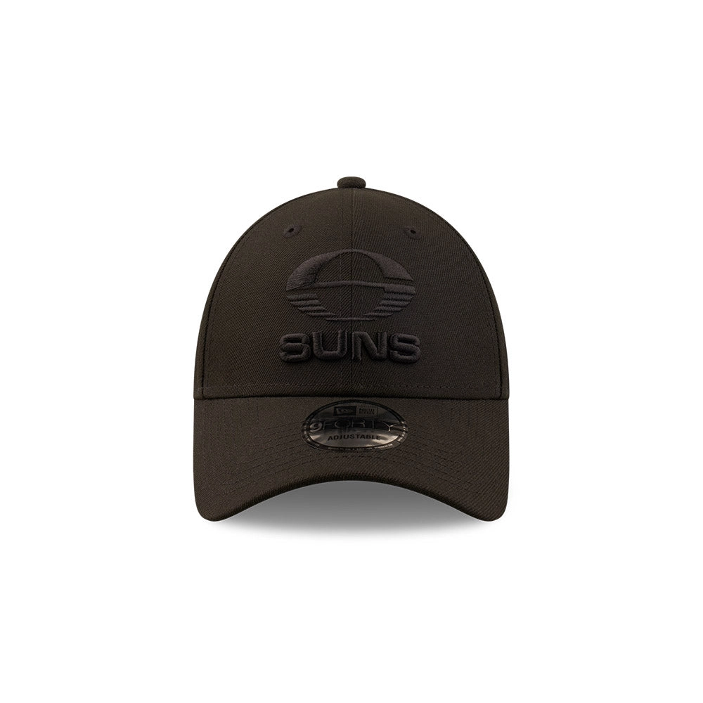 Gold Coast Suns AFL Essentials Black on Black 9FORTY Snapback