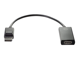 HP - Adapter - DisplayPort male to HDMI female - 4K support - for Elite t655; Pro t550; Workstation Z4 G5, Z6 G5 2JA63AA