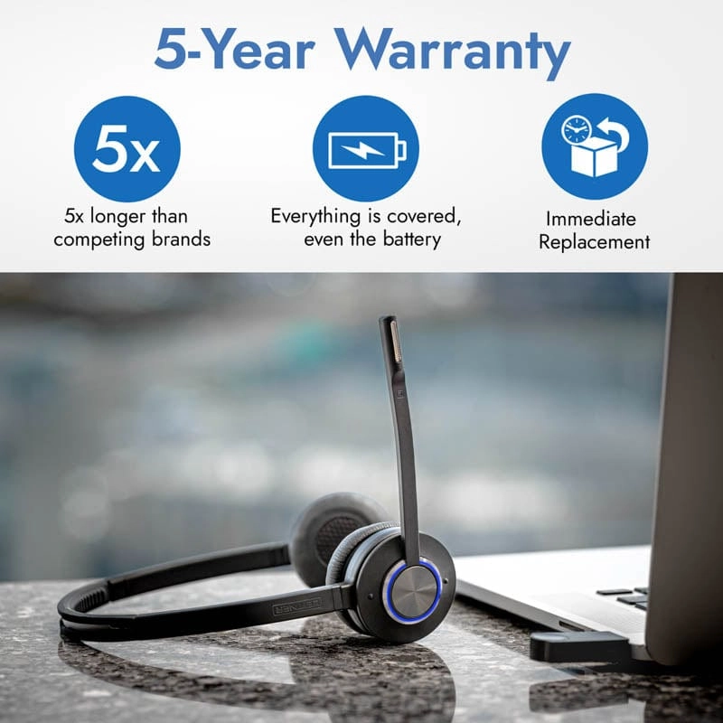 Leitner LH475 Wireless Computer Headset – USB Dongle