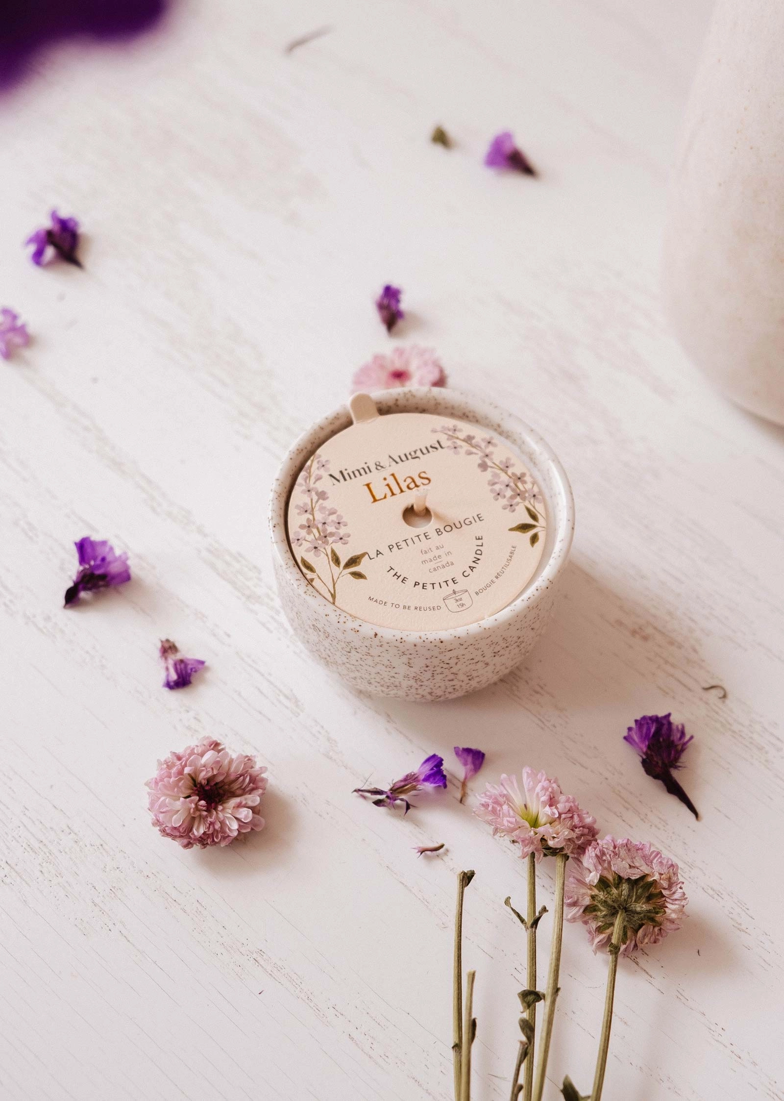 Lilac - Reusable Candle