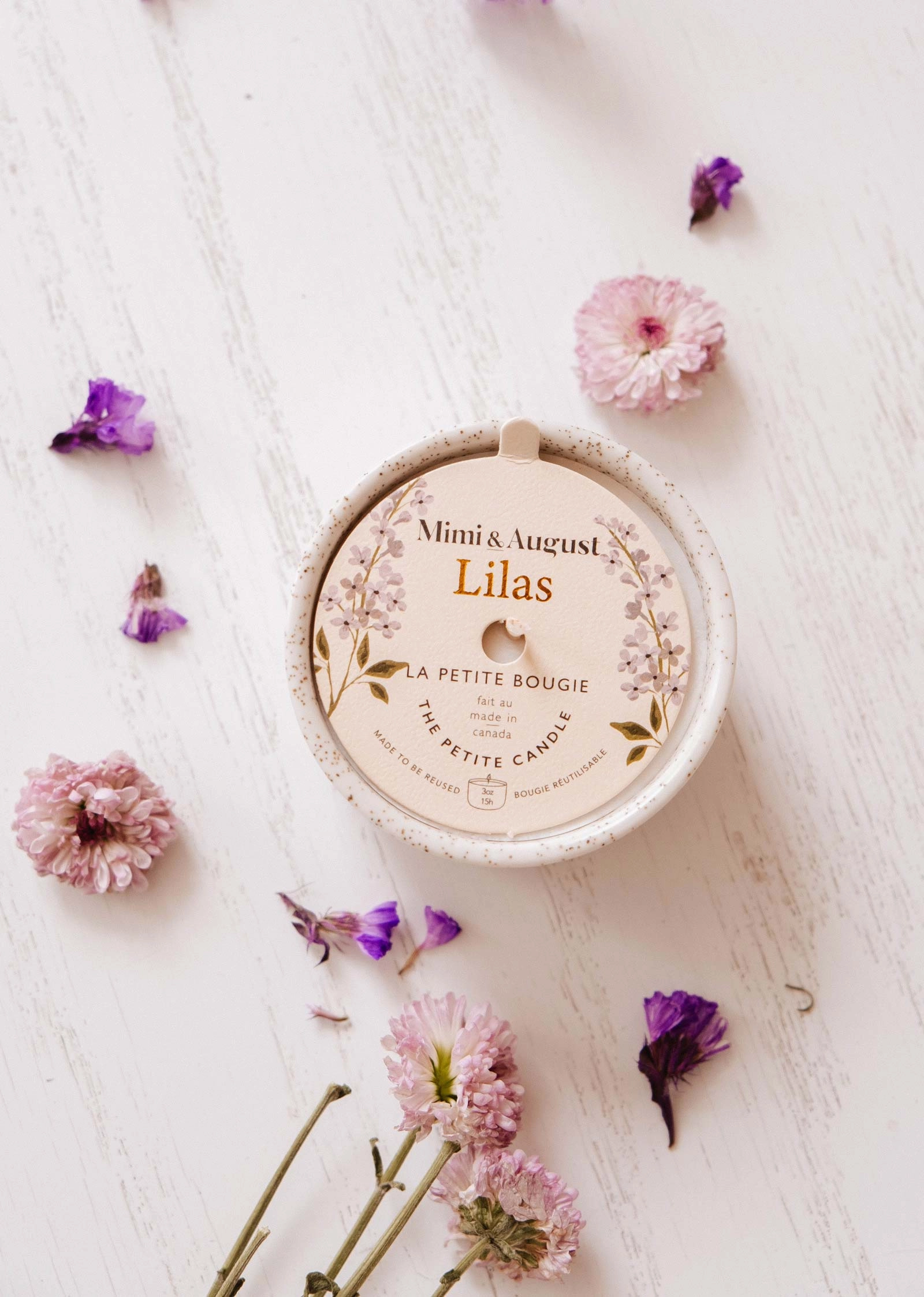 Lilac - Reusable Candle
