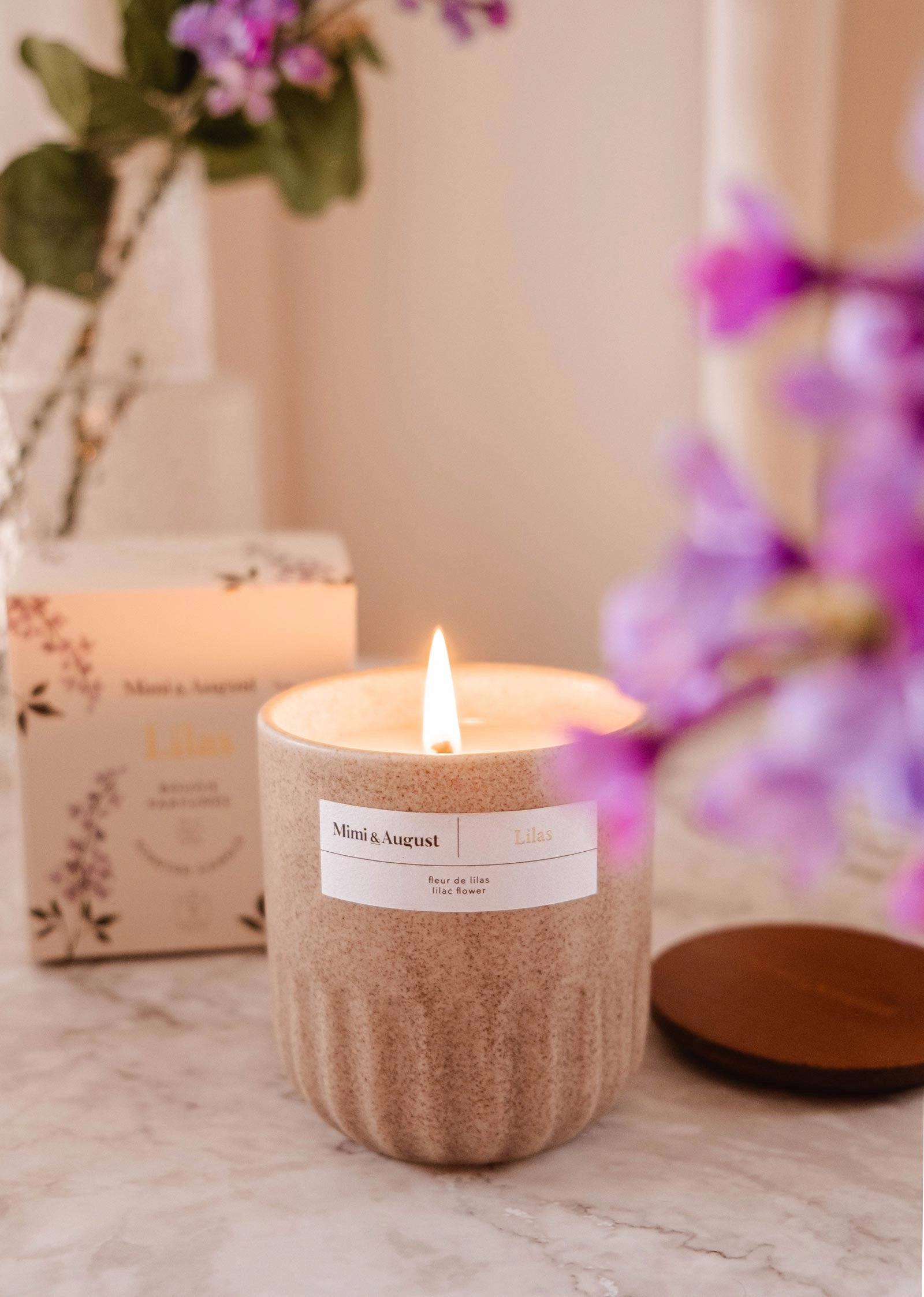 Lilac - Reusable Candle
