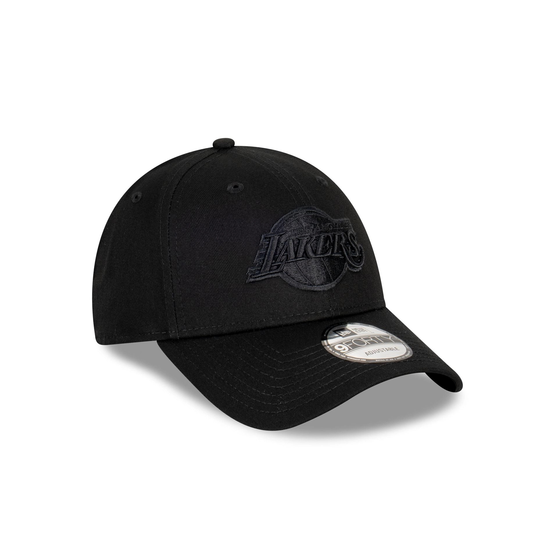 Los Angeles Lakers NBA Essentials Black on Black 9FORTY Adjustable