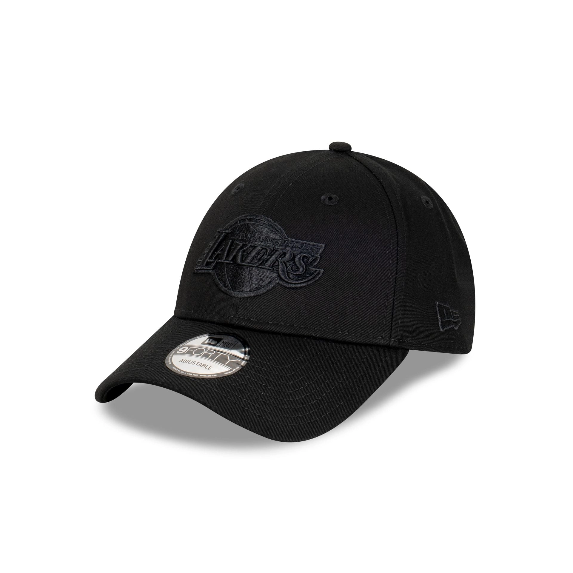 Los Angeles Lakers NBA Essentials Black on Black 9FORTY Adjustable