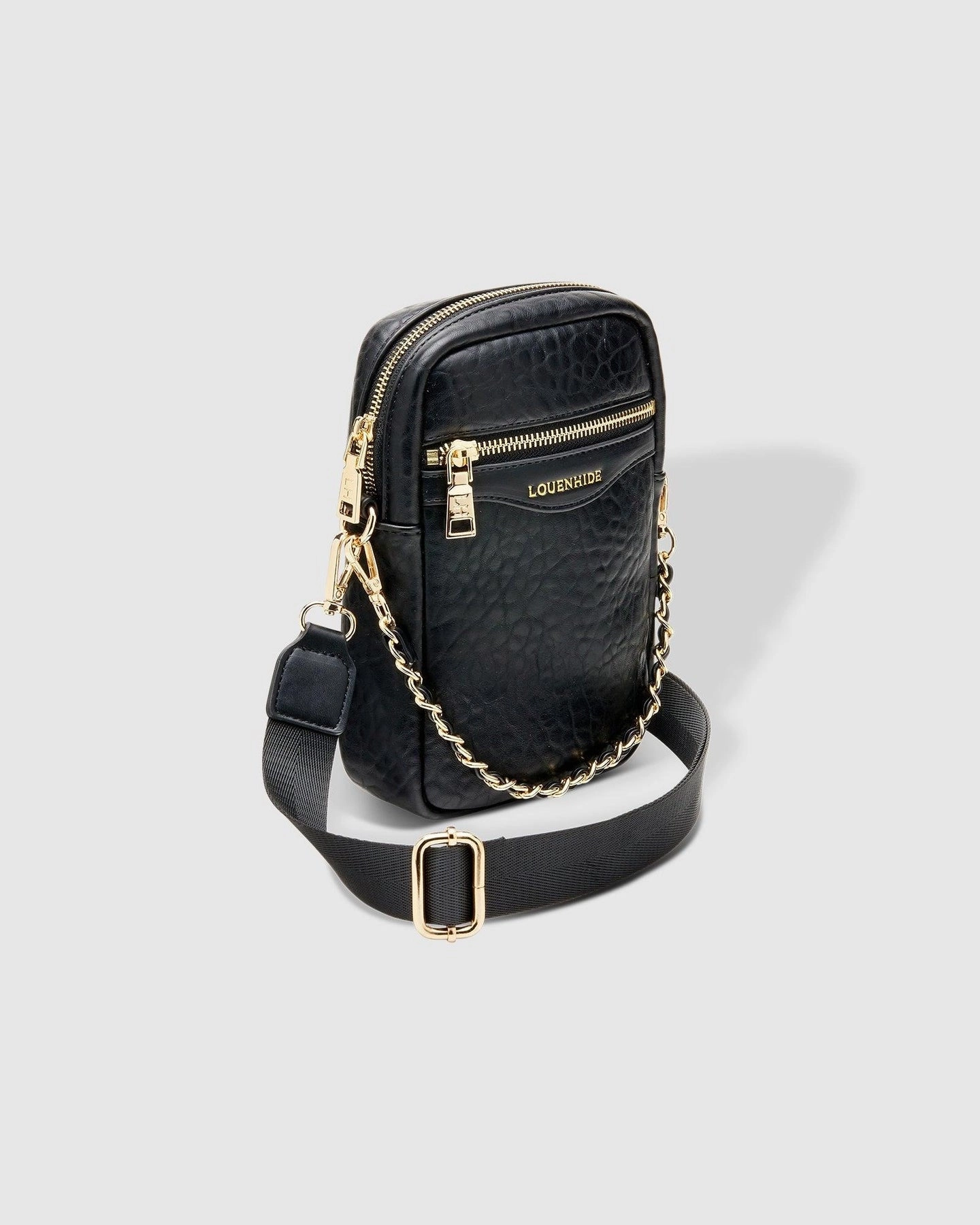 Louenhide Frankie Phone Crossbody Bag Black