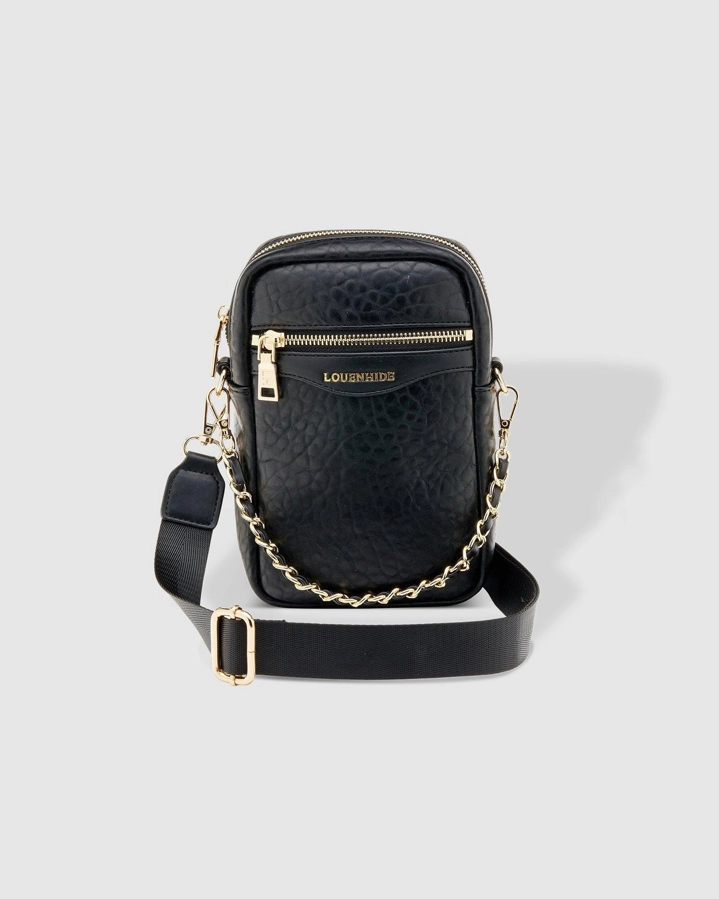 Louenhide Frankie Phone Crossbody Bag Black