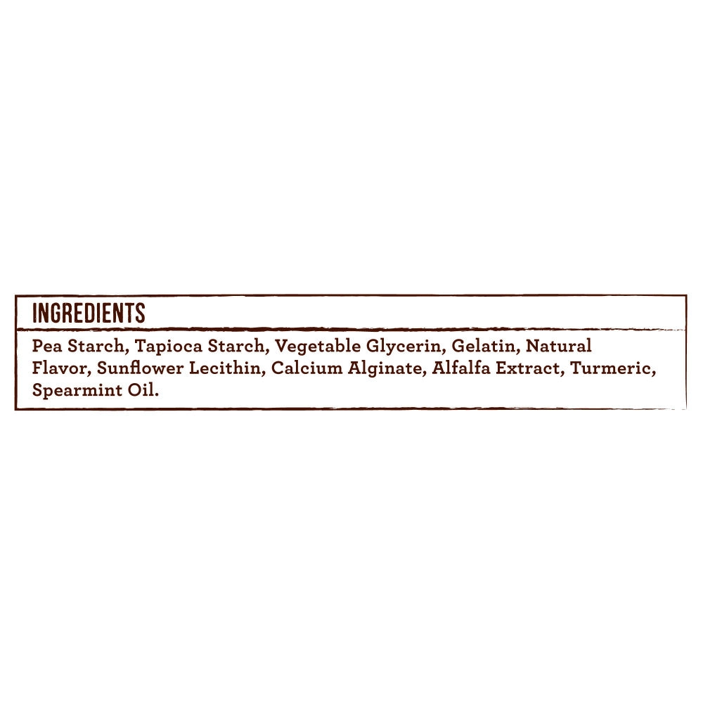 Merrick Fresh Kisses Grain Free Mint Breath Strips Small Dental Dog Treats