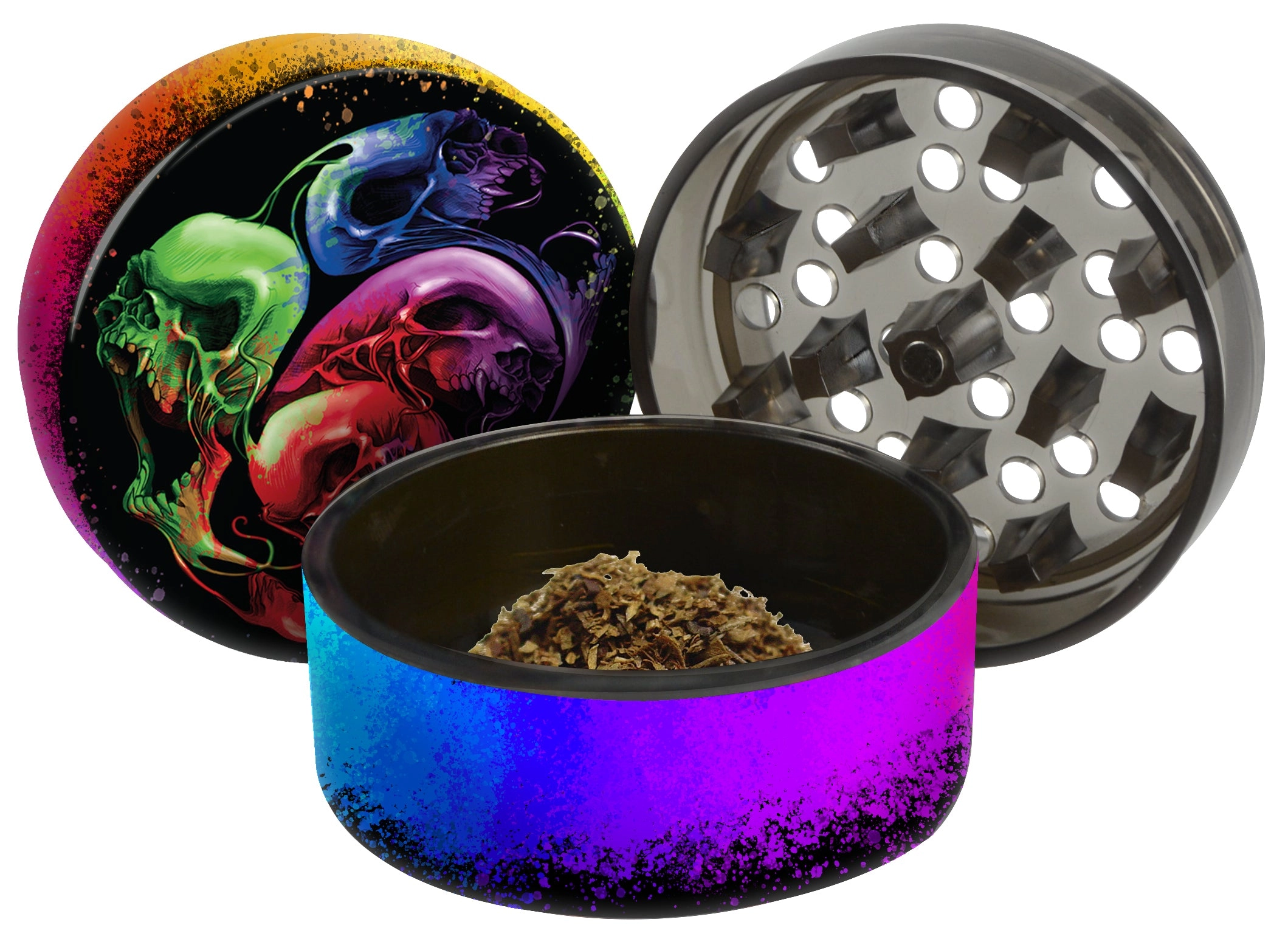 Metal and Plastic Magnetic Grinder - 12 Pieces Per Retail Ready Display 22923