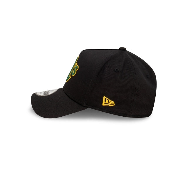 Oakland Athletics MLB Essentials Black OTC 9FORTY A-Frame Snapback