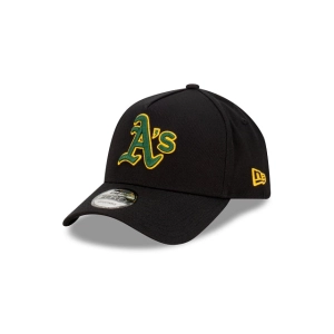 Oakland Athletics MLB Essentials Black OTC 9FORTY A-Frame Snapback