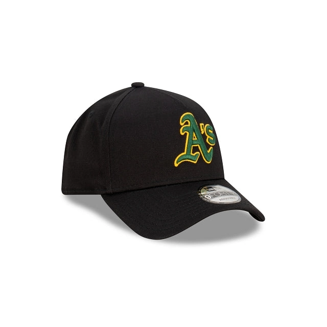 Oakland Athletics MLB Essentials Black OTC 9FORTY A-Frame Snapback