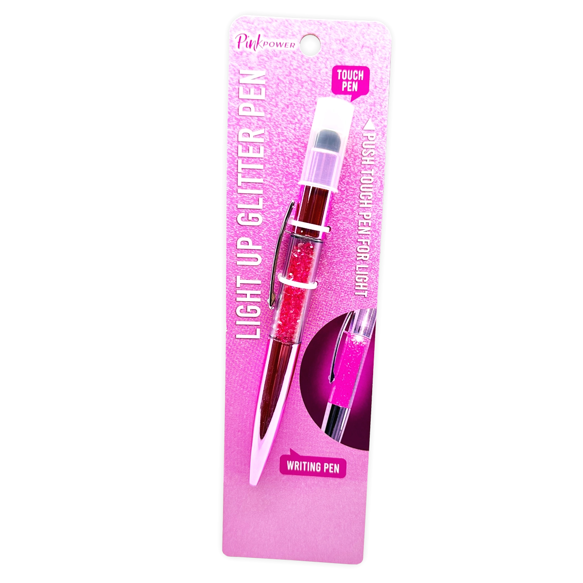 Pink Power Key Chain LanyardandPen Assortment - 22 Pieces Per Retail Ready Display 88529