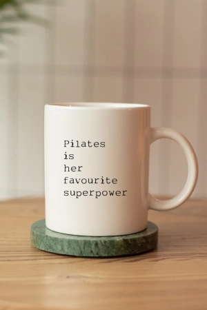 "Pilates Superpower" cozy at home mug