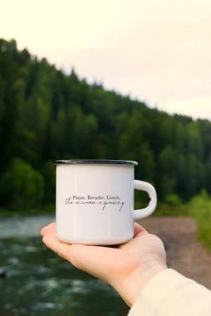 "The Universe" Enamel Mug