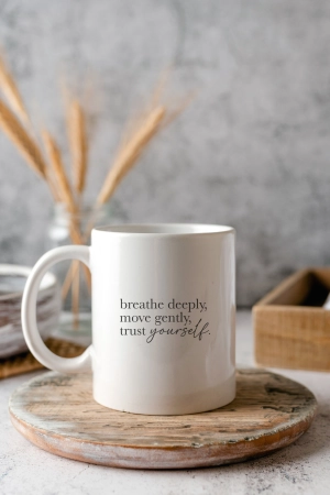 "Trust Youself" cozy at home mug