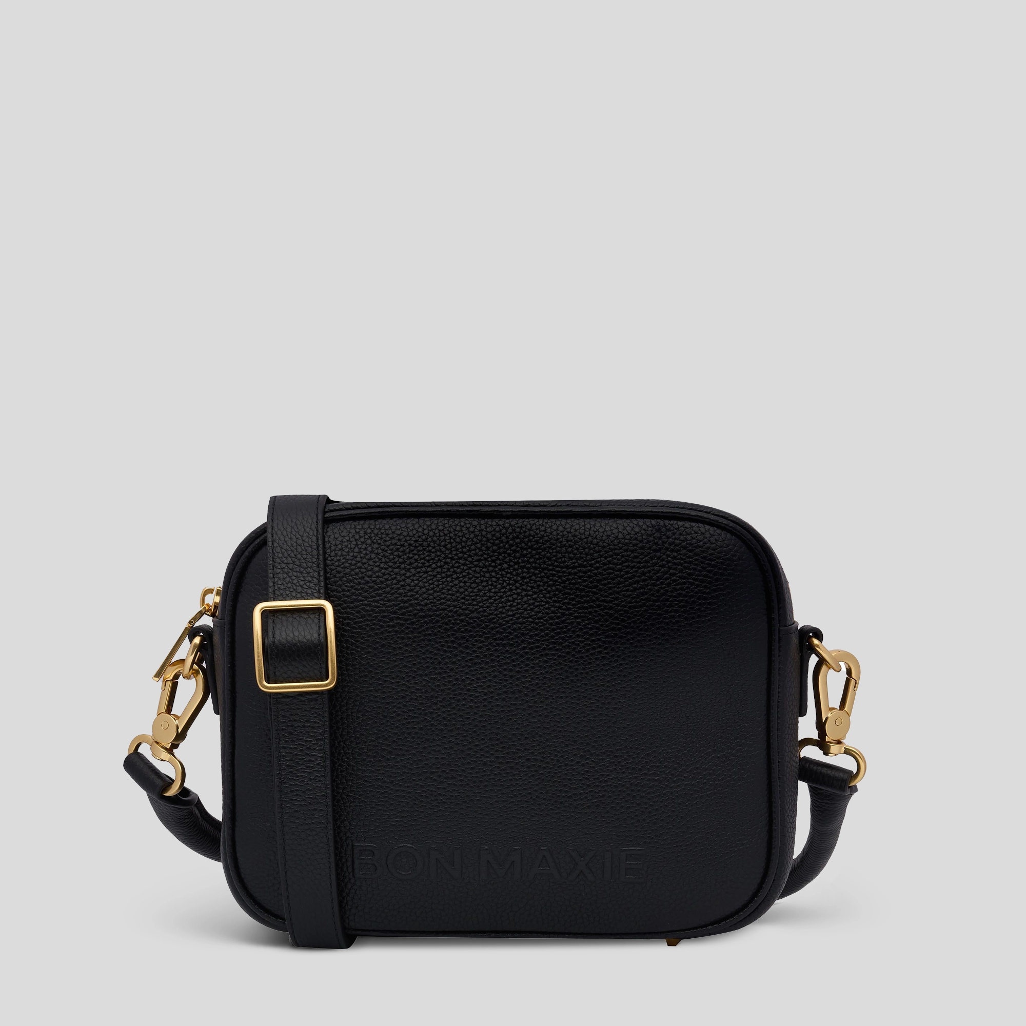 Sidekick Leather Crossbody Bag -- Black