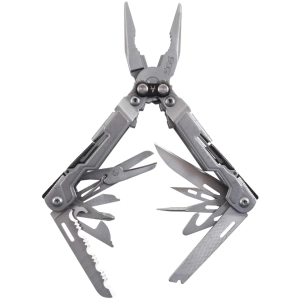 SOG Mini Multi-Tool - PowerPint Silver Stainless Steel with 18 Tools | PP1001-CP