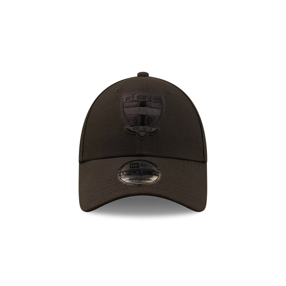 St. Kilda Saints AFL Essentials Black on Black 9FORTY Snapback