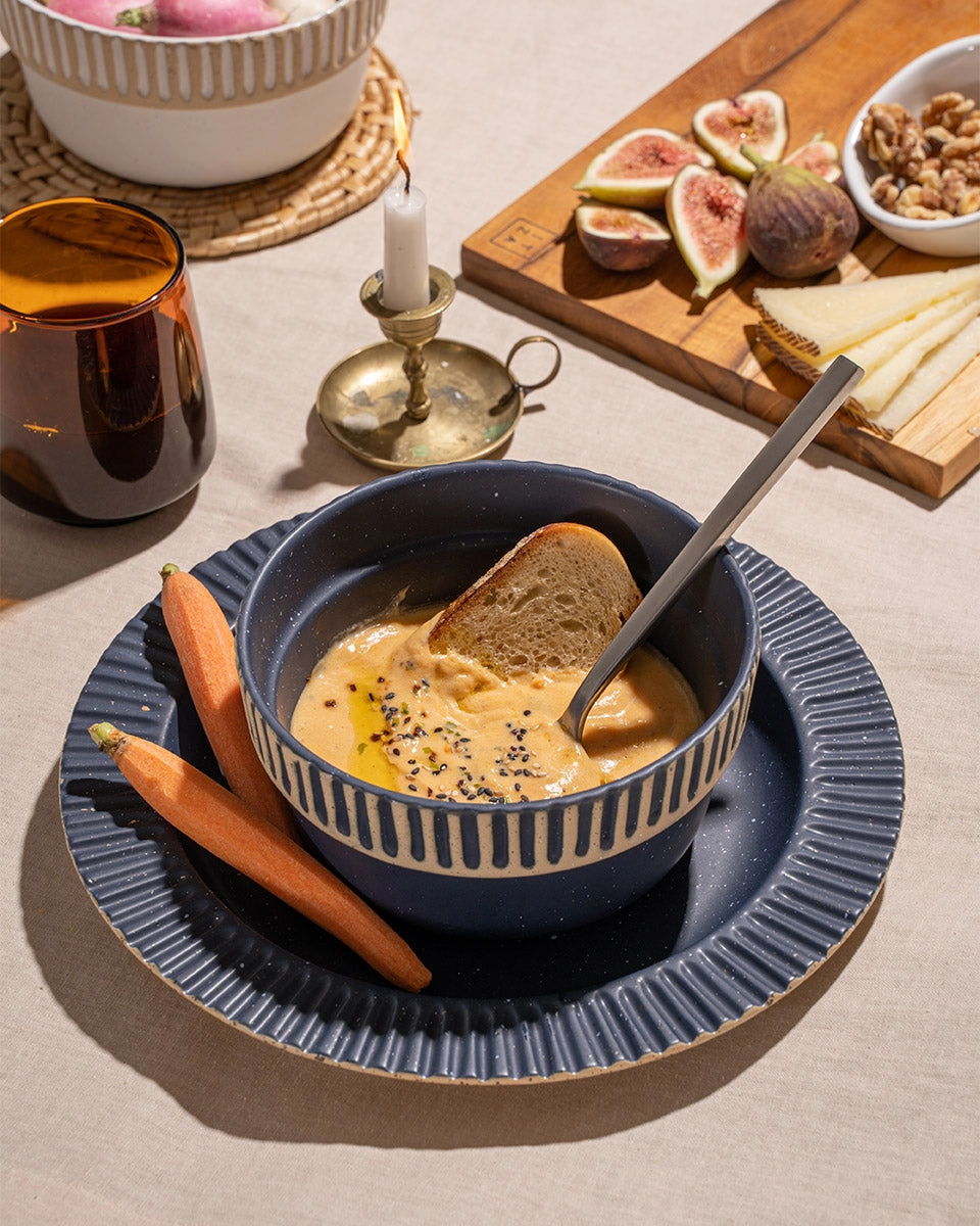 Stoneware Stackable Bowl - Set of 4
