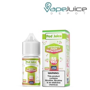 Strawberry Apple Watermelon Pod Juice TFN Salt 30ml