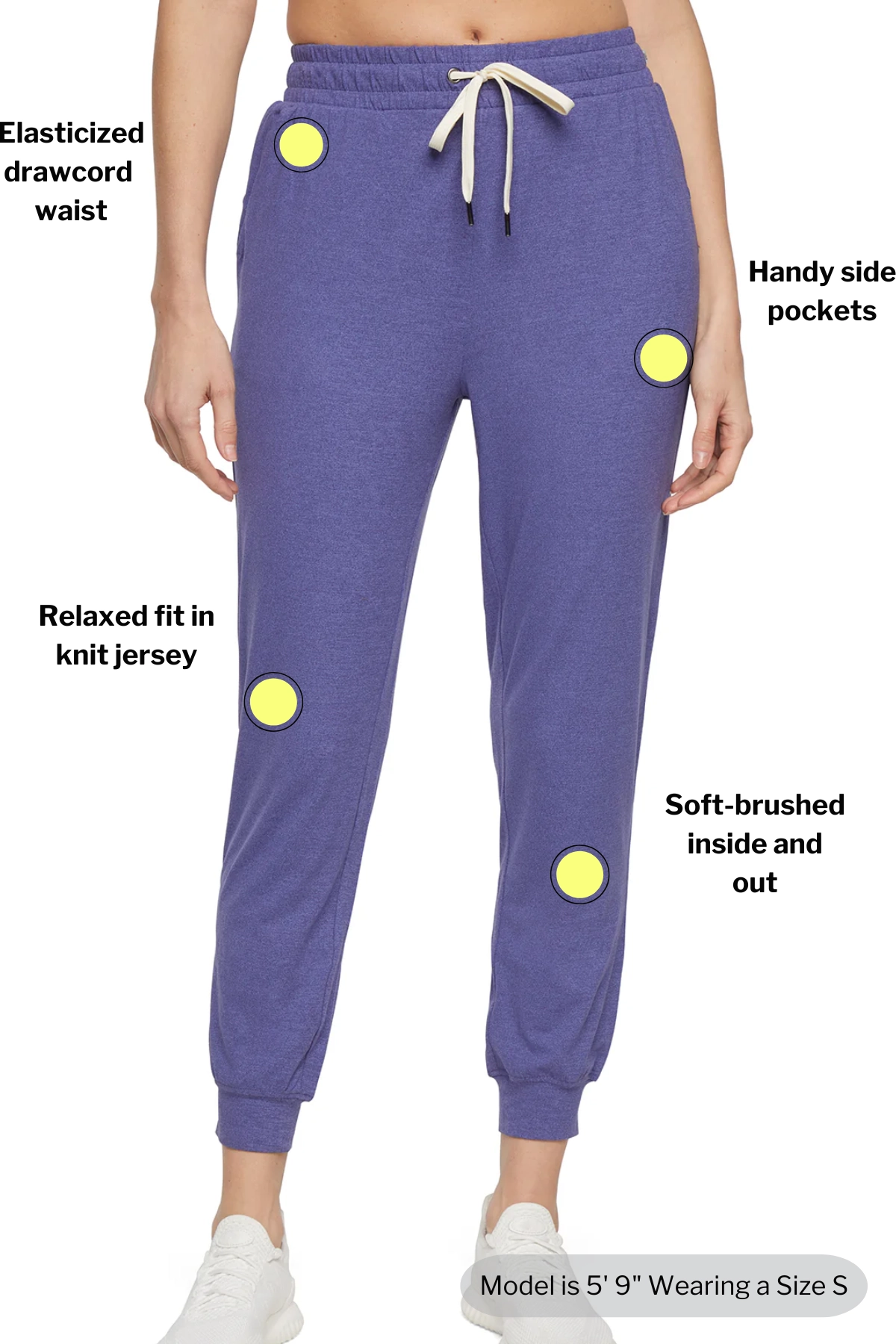 Sunny Jogger - Heather Skipper Blue