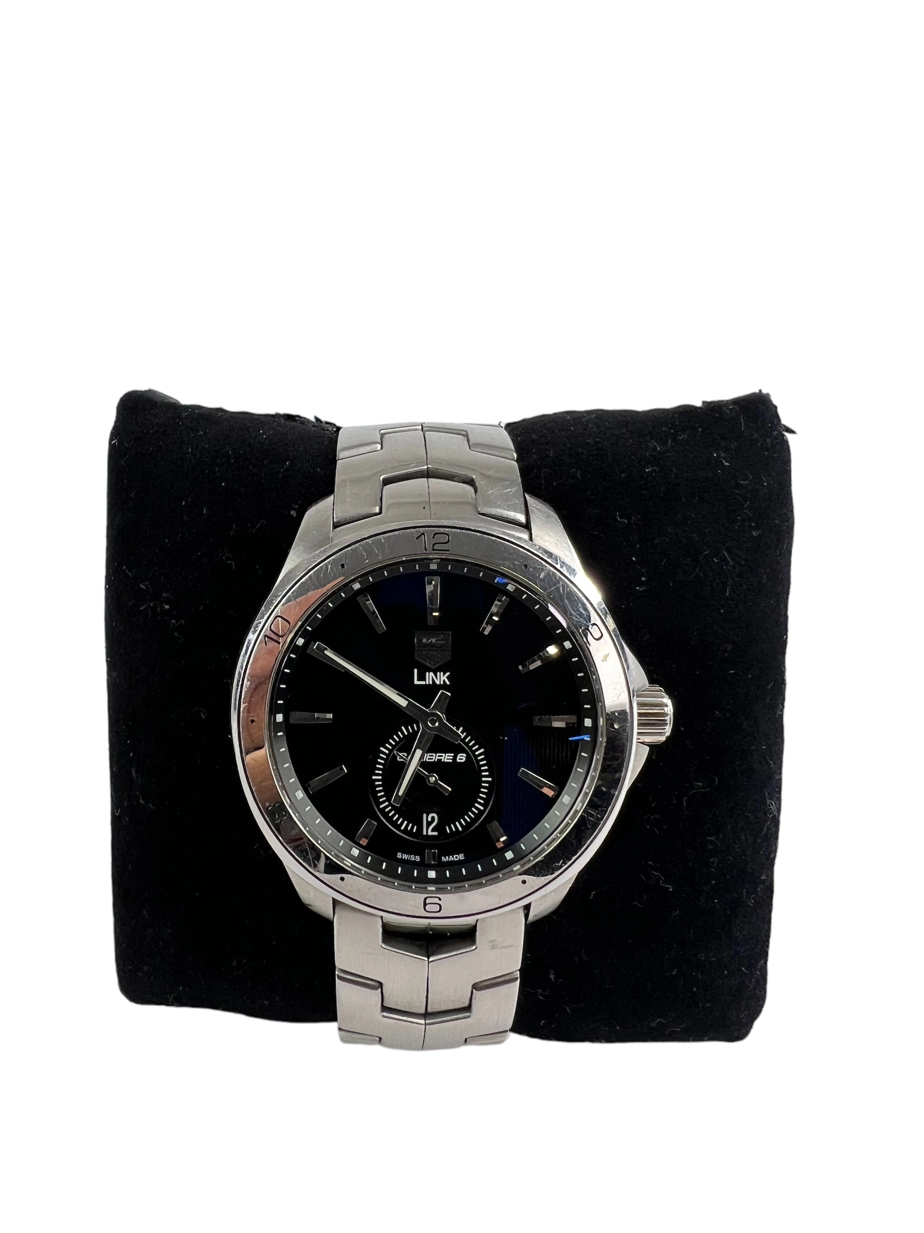 Tag Heuer Silver Link Calibre 6 Mens Watch
