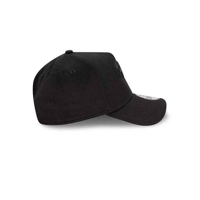 The Dolphins NRL Essentials Black on Black 9FORTY A-Frame Snapback